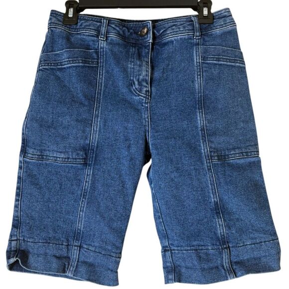 Boden Pants - Boden Bermuda Shorts Womens Sz 6 High Waisted Retro Pockets Modest 9 Inch Inseam